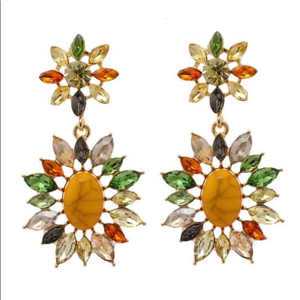 SOLD!!!   Amrita Syngh Earrings w/ multicolored